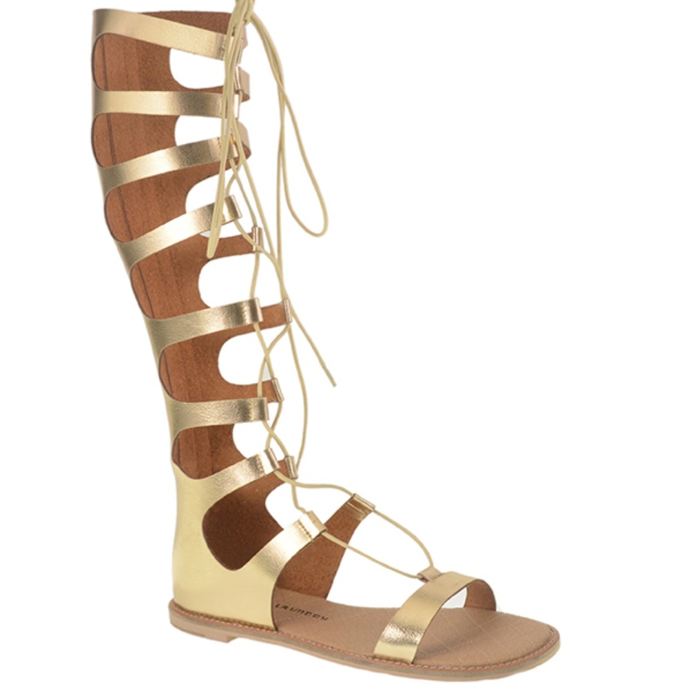 Chinese Laundry Galactic Gold Gladiator Sandal